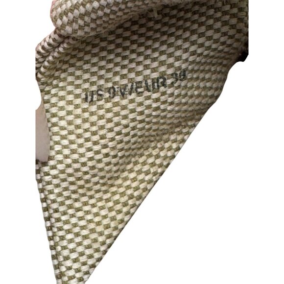 Vince Womens Sz 39 Beige Suede Canvas Crisscross Flat Sandals Summer Comfortable - Picture 10 of 13